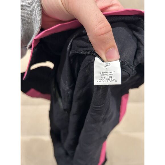 Ed Hardy Camp Shirt Mens Large Pink Flames Heart Rockabilly Button Up Camp Shirt - Picture 8 of 8